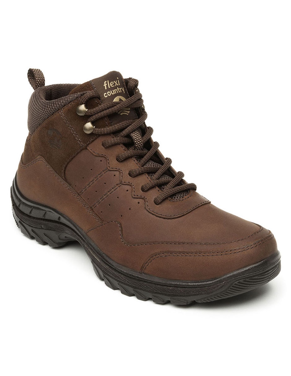 Bota de piel para hombre