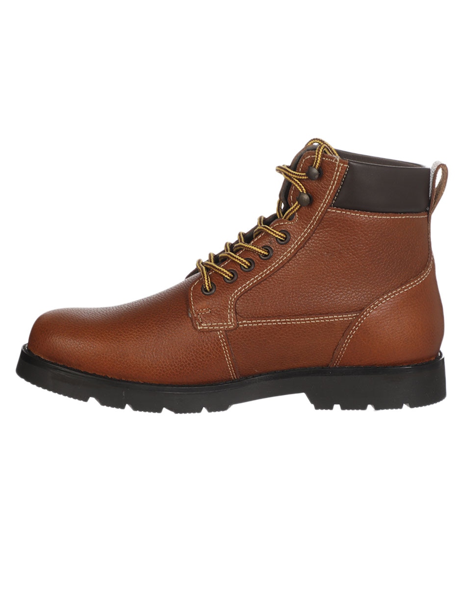 Bota de piel para hombre