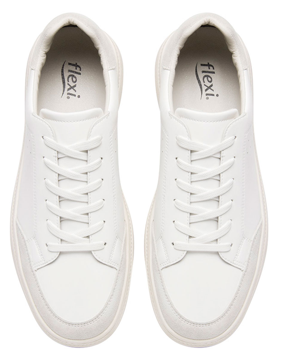 Tenis de piel Flexi para hombre