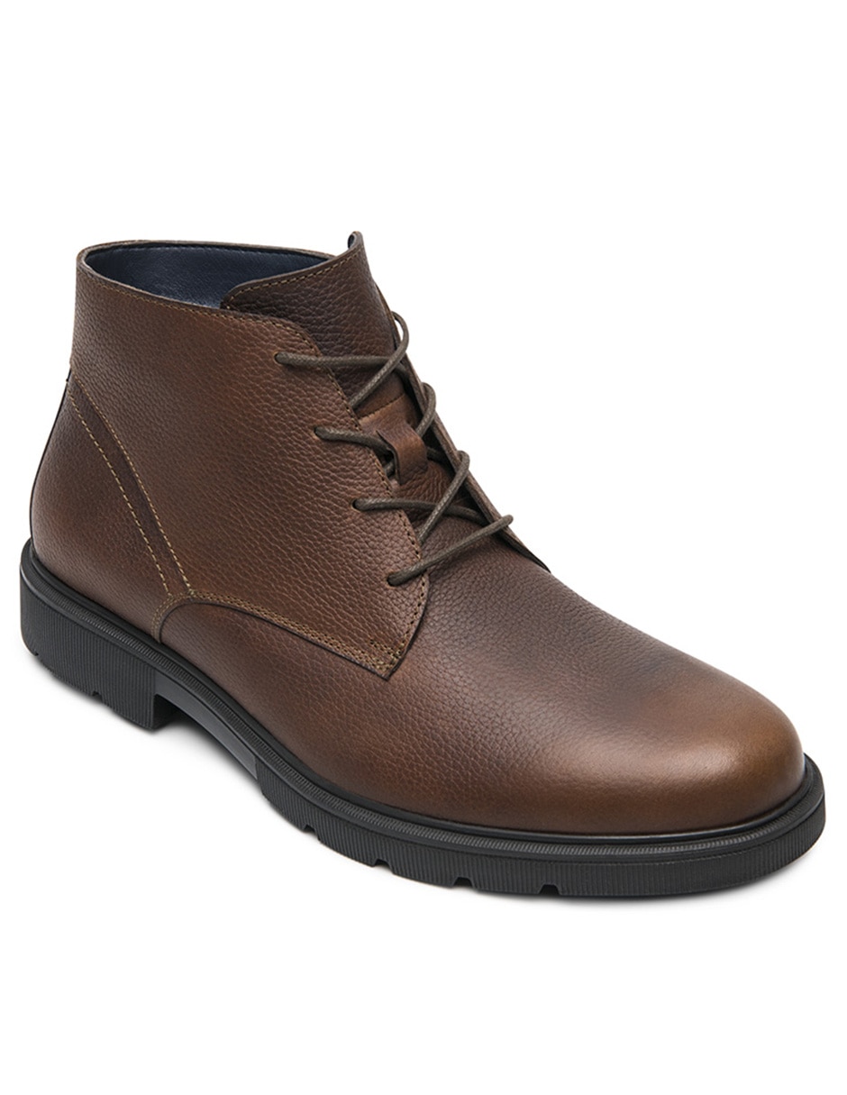 Botín de piel para hombre