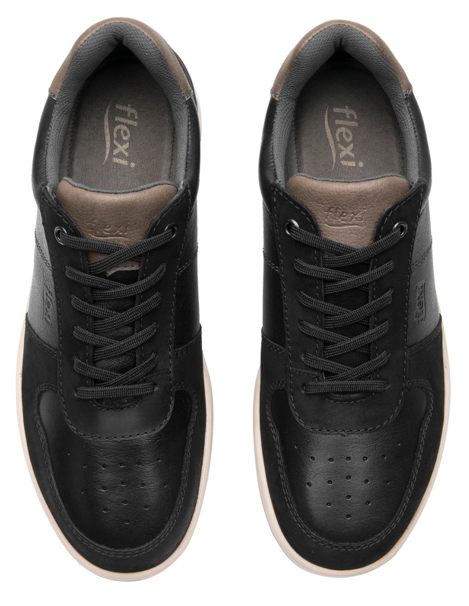 Tenis de piel Flexi para hombre