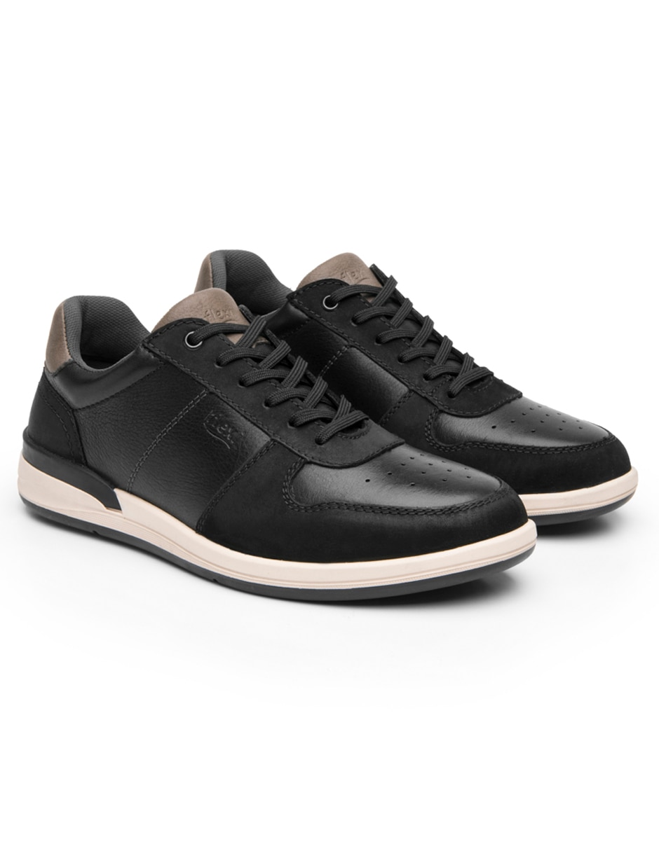 Tenis de piel Flexi para hombre
