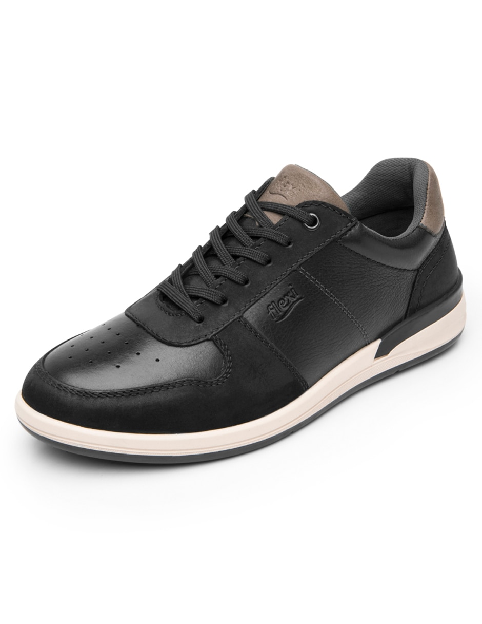 Tenis de piel Flexi para hombre