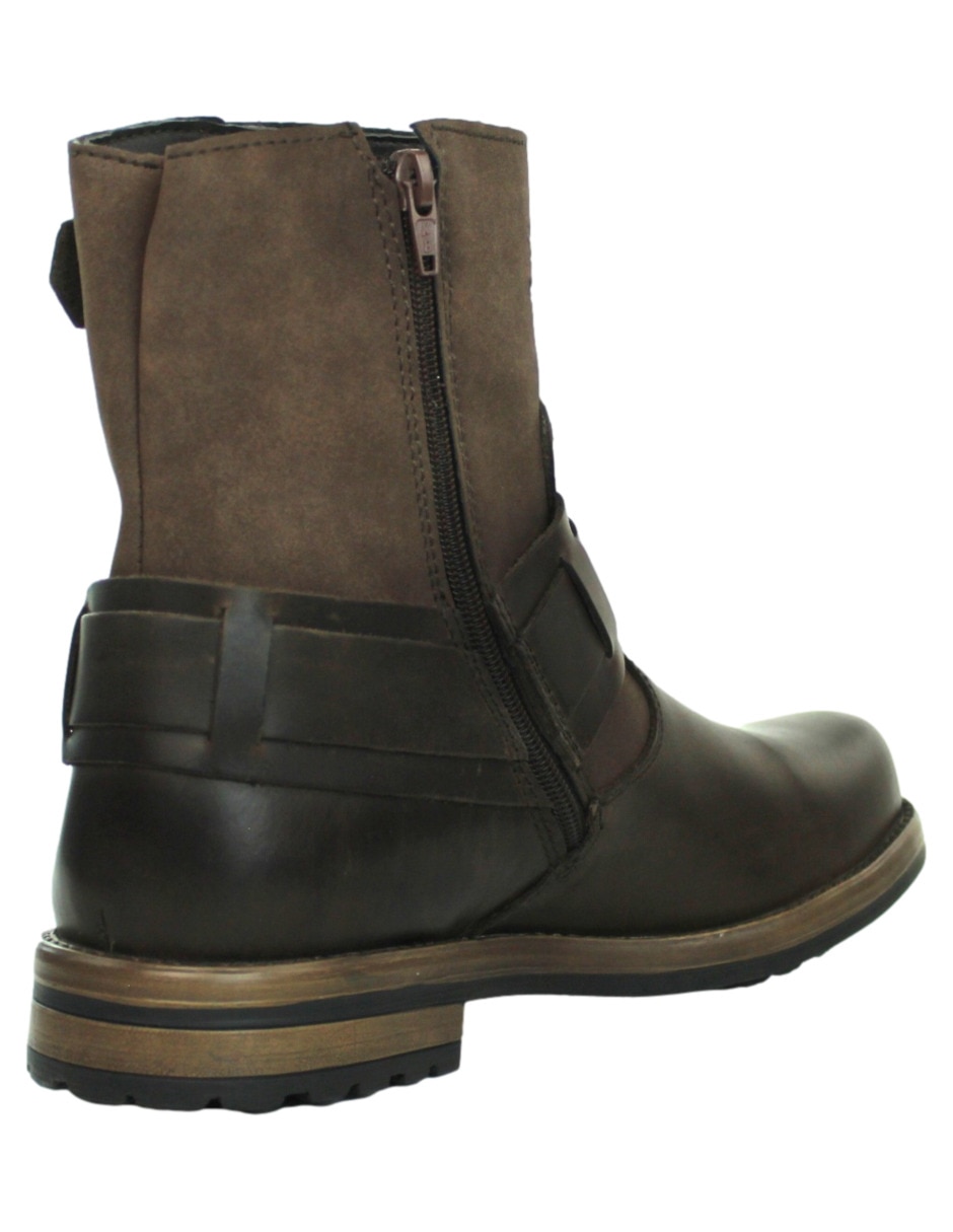 Bota de piel para hombre