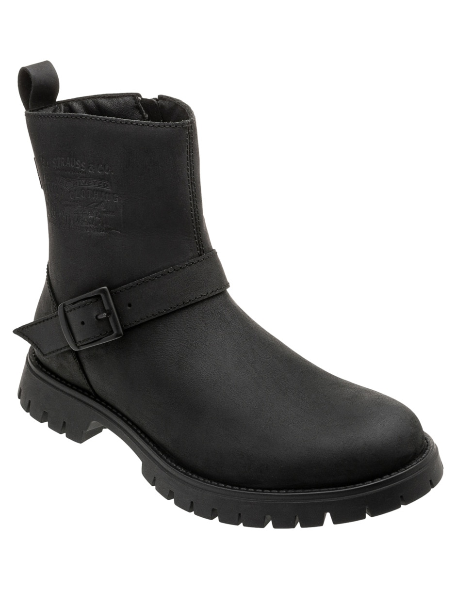Bota de piel para hombre