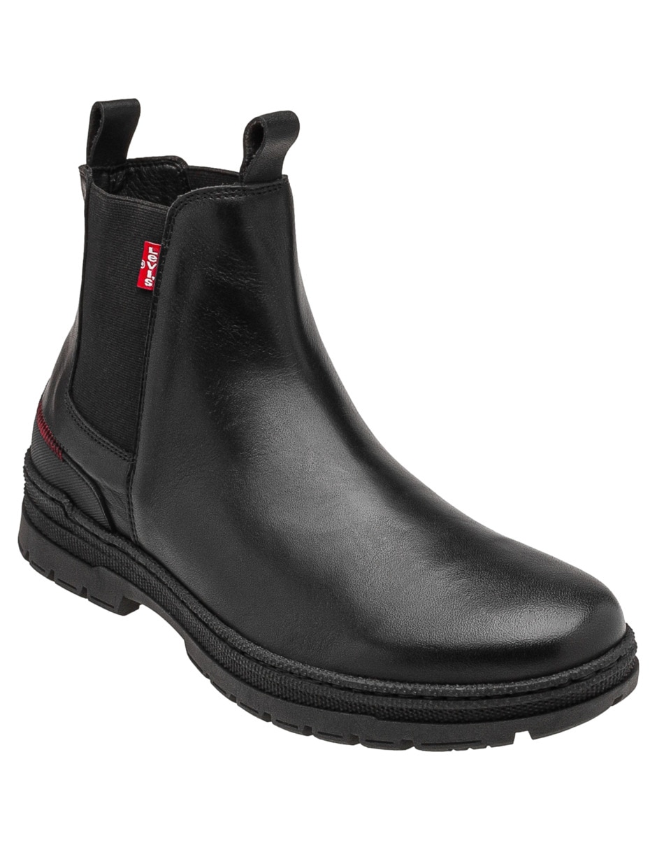 Botín de piel para hombre Botín de piel para hombre