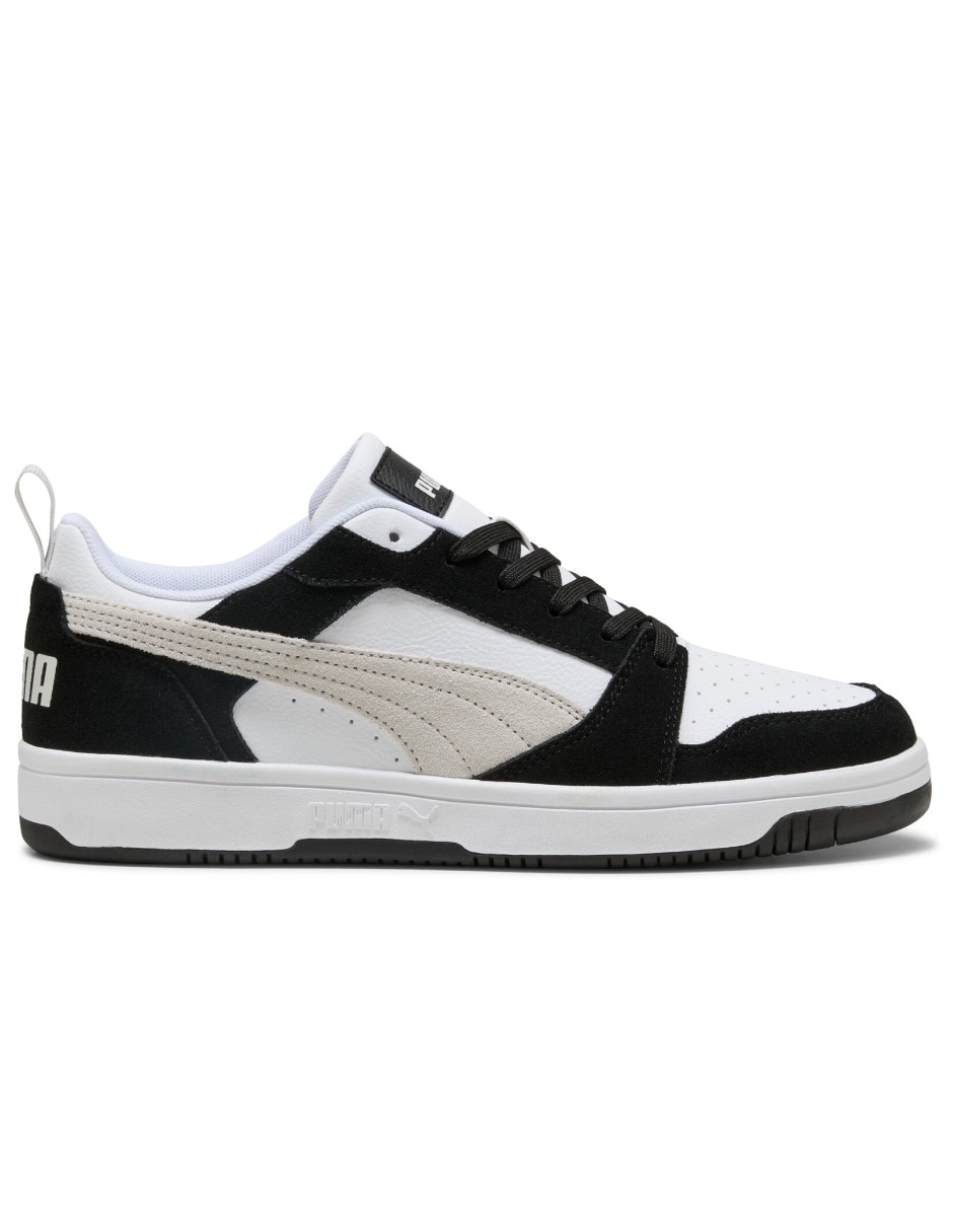 Tenis de piel Puma rebound v6 low sd para hombre