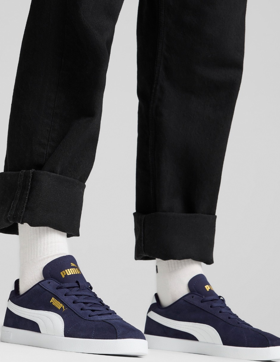 Tenis de piel club ii para hombre 4