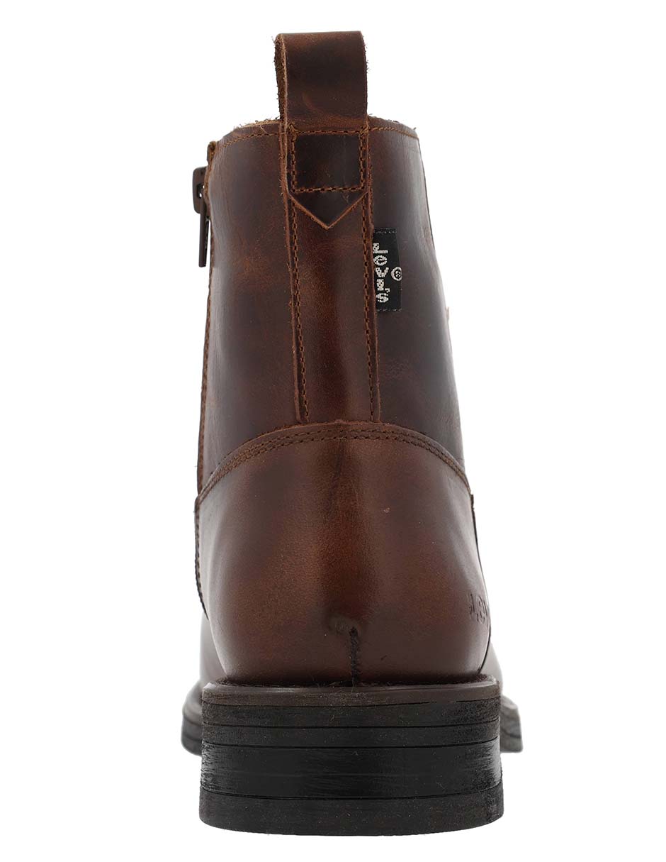 Botín de piel para hombre