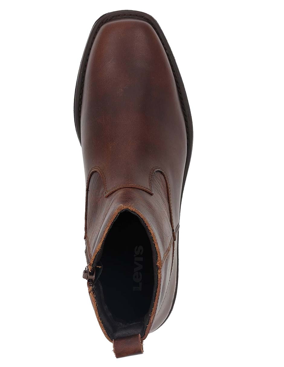 Botín de piel para hombre